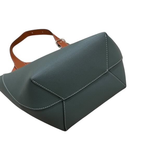 MDBM Maison de Beaute Marseilles Cholet Structured Napa Leather Tote - Picture 11 of 12